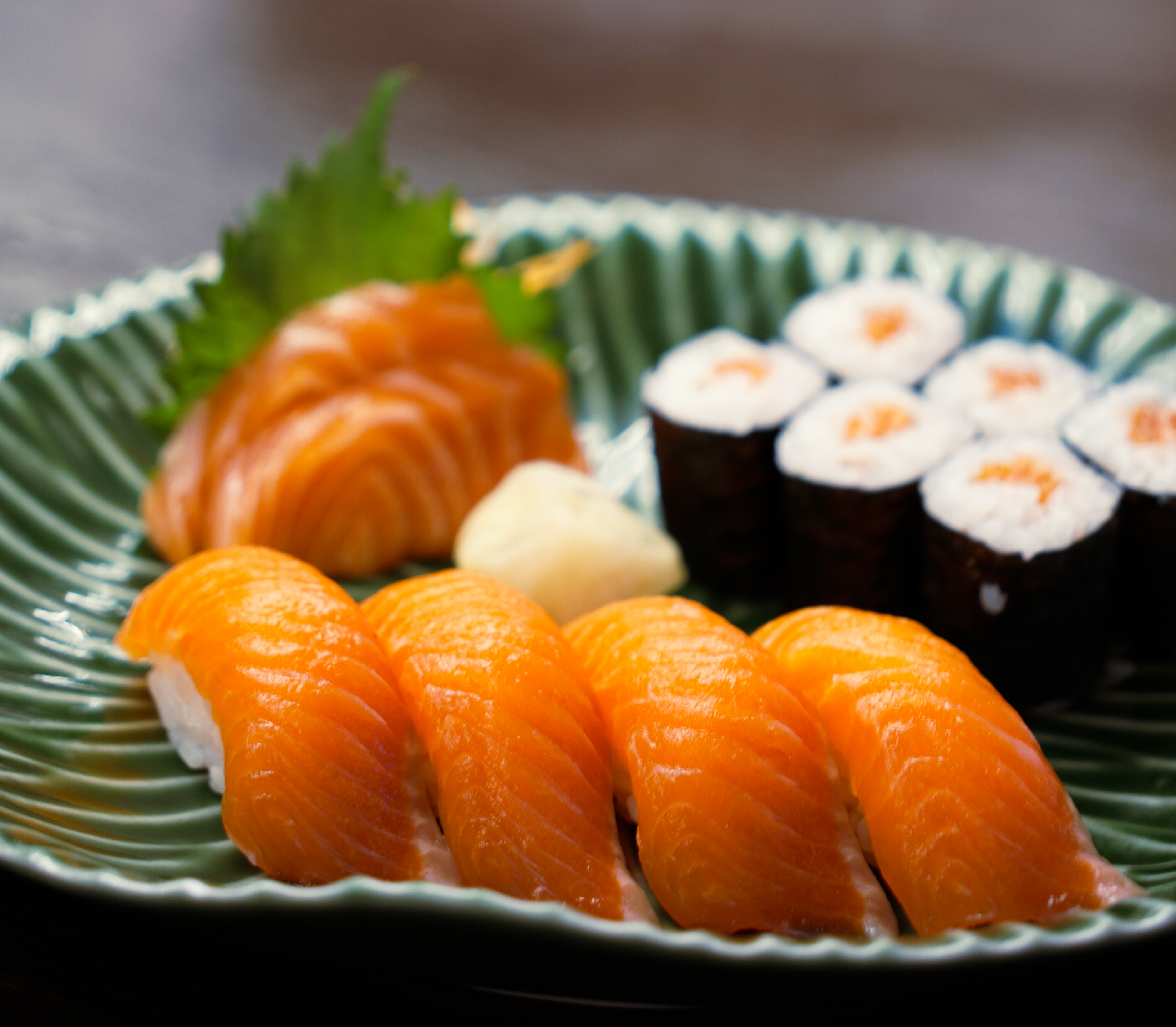 À la carte sushi menu at Tsukiji Sushi